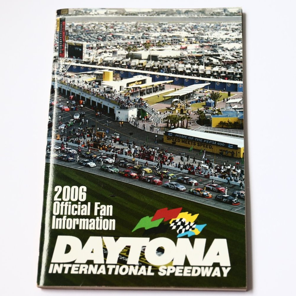 NASCAR 2006 Official Fan Guide Booklet Brochure Daytona International Speedway